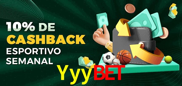10% de bônus de cashback na Yyybet